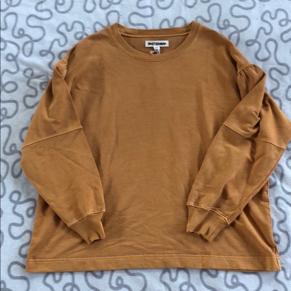 Madewell Sweaters - Madewell Rivet & Thread Seamed-Sleeve Sweatshirt